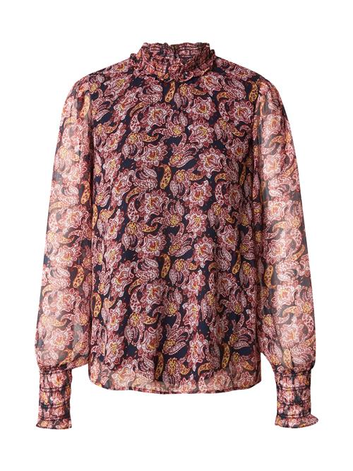 VERO MODA Bluse 'VMSMILLA'  navy / orange / rød / pastelrød
