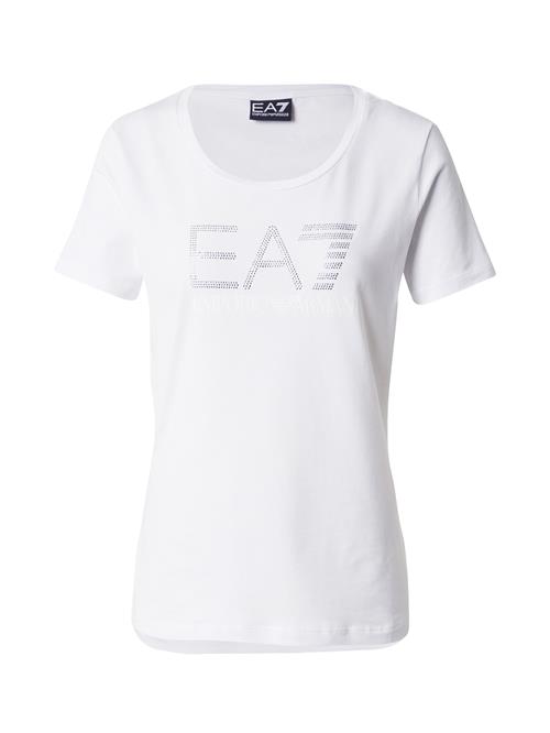 Se EA7 Emporio Armani Shirts  sølv / hvid ved About You