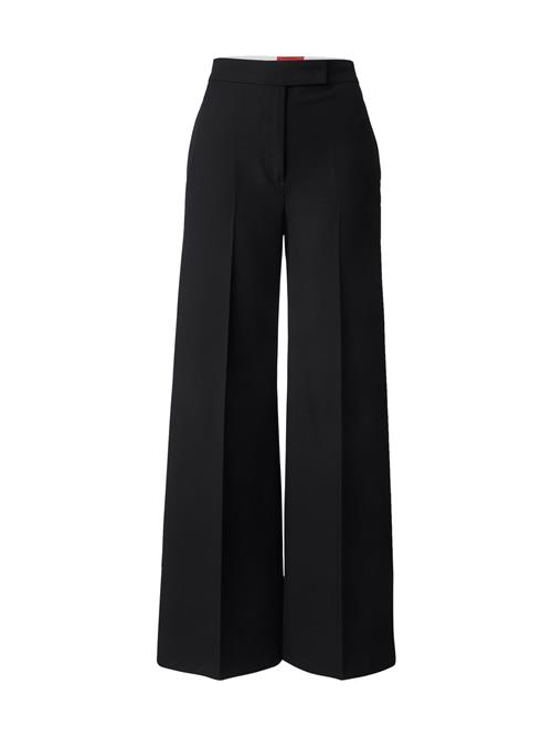 MAX&Co. Bukser med fals 'BASSANO'  sort