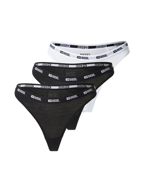 DIESEL String 'STARS'  lysegrå / sort / hvid
