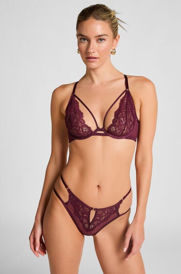 Hunkemöller Brasiliansk trusse Cinnamon Rød
