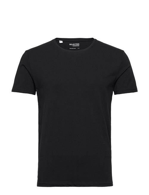 Slhael Ss O-Neck Tee B Selected Black