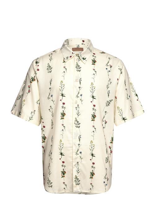 Se Silvio Japanese Floral Print Rue De Tokyo Cream ved Booztlet
