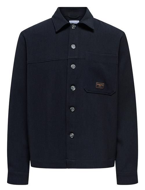Onsmarlon Comfort Strech Overshirt ONLY & SONS Black