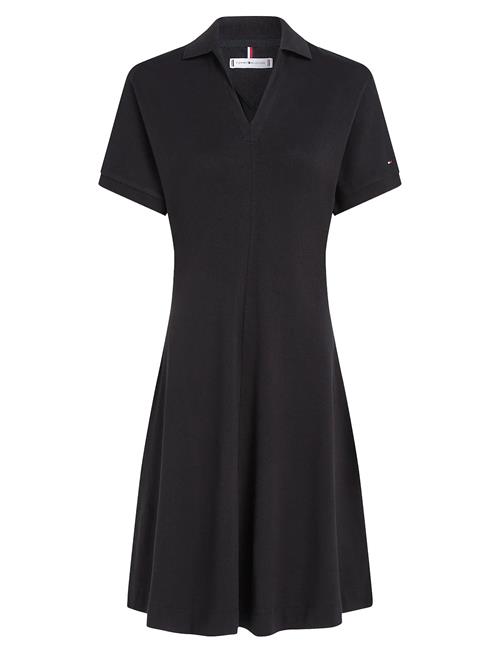 Lyocell Open-Nk F&F Polo Dress Tommy Hilfiger Black