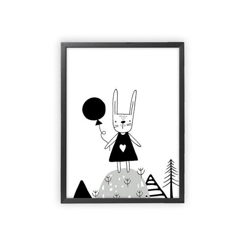 XO Posters Poster Rabbit 30 x 40 cm      Unisex
