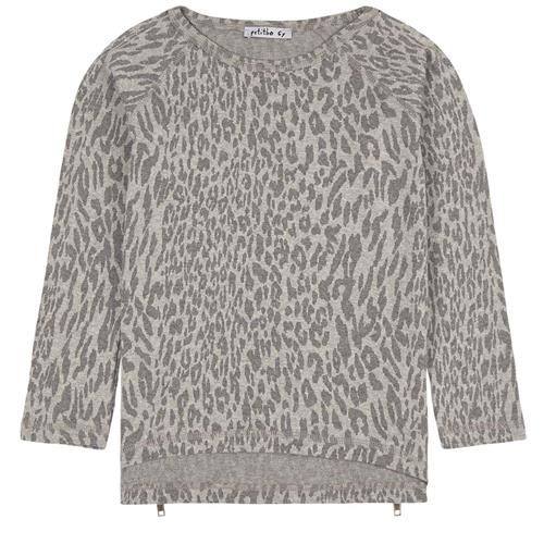 Petitbo Loui Leopard Print T-shirt Grå 10 Y    10 år  kvinde