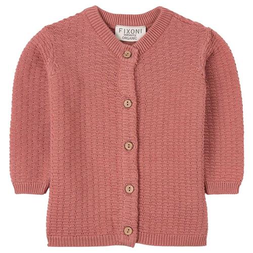 Fixoni Knit Cardigan Dusty Rose 56 cm    56 cm  Unisex