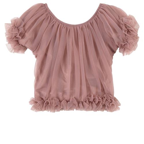 DOLLY by Le Petit Tom Frilly Princess Top Mauve 6-8 Y  Lilla  6-8 år  kvinde