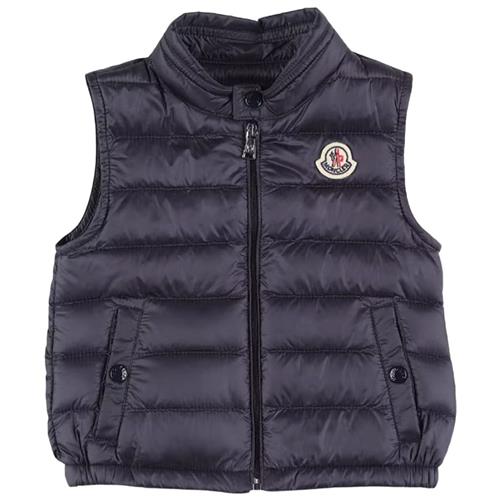 Moncler New Amaury Ned Vest Navyblå 12-18 months  Blå  12-18 måneder  Unisex