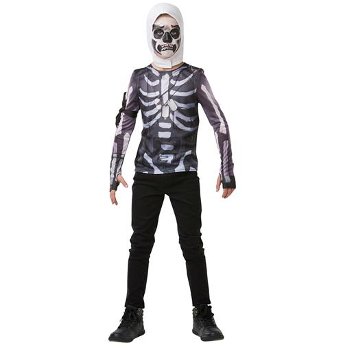 Fortnite Skull Trooper Udklædningstøj 140 cm      Unisex