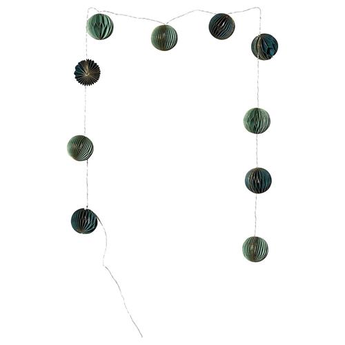 Christmas Kids Vaffelmønstrede LED Lamper Blå/Grøn One Size      Unisex