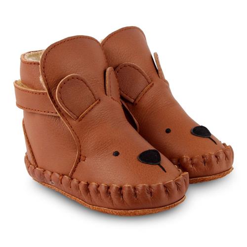 Donsje Amsterdam Kapi Classic Lining Før-sko Skoer Bear 0-6 Months    0-6 måneder  Unisex