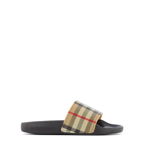 Burberry Vintage Check Glid Sandaler Sorte 32 EU  Beige  32 EU  Unisex