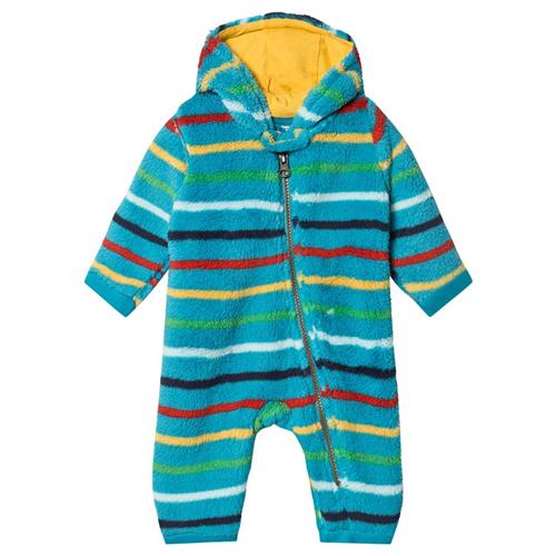 Frugi Stribet Heldragt Blå Premature    for tidligt født  Unisex