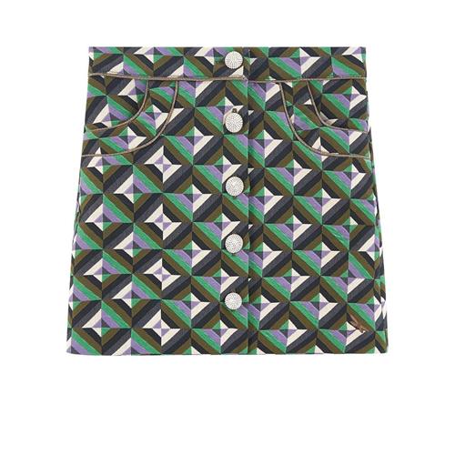 Bleu comme gris Printed Skirt 4 Y    4 år  kvinde