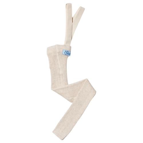Silly Silas GOTS Fodsløse strømpebukserer Cremefarvede 6-12 Months  Creme  6-12 måneder  Unisex