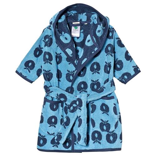 Småfolk Apples Badekåbe Blue Grotto 2-3 Y  Blå  2-3 år  mand