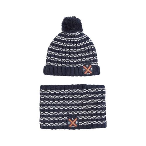 IKKS Beanie Sæt Grå 39 cm    39 cm  mand