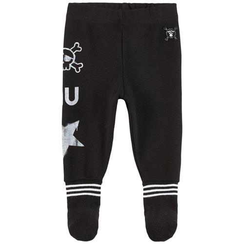 NUNUNU Sock Sweatpants Sort Newborn    nyfødt  Unisex