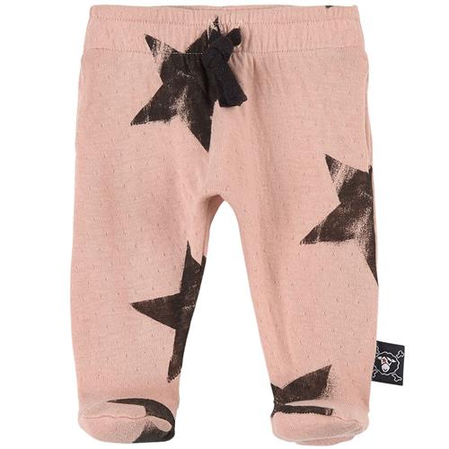 NUNUNU Footed Leggings Powder pink Newborn    nyfødt  kvinde