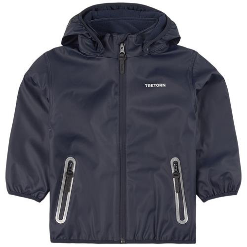 Tretorn Aktiv Fleece Foret Regnjakke Navyblå 86/92 cm  Marineblå  86/92 cm  Unisex