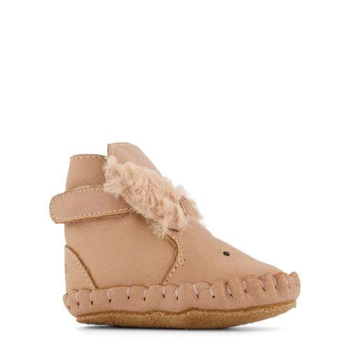 Donsje Amsterdam Kapi Exclusive Lining Før-sko Skoer Winter Bunny Light Rust Leather 12-18 Months    12-18 måneder  Unisex