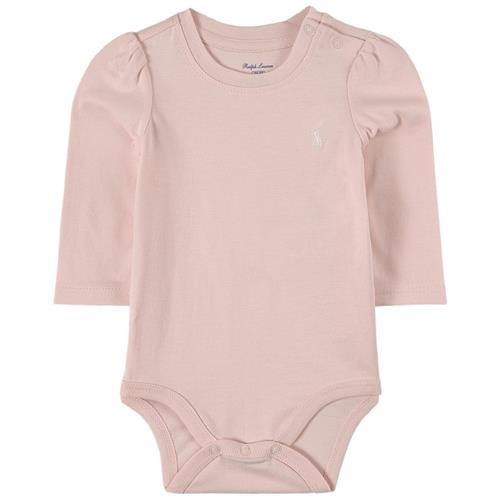 Ralph Lauren Logo Babybody Lyserød 6 months  Lyserød  6 måneder  kvinde