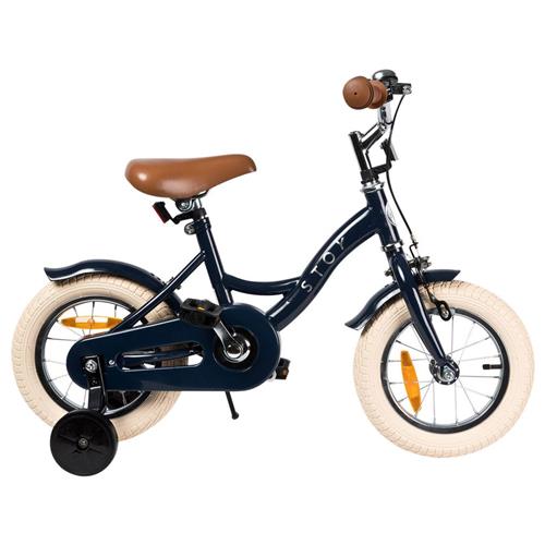 Stoy 12" Vintage Cykel Marineblå 3-6 Y      unisex