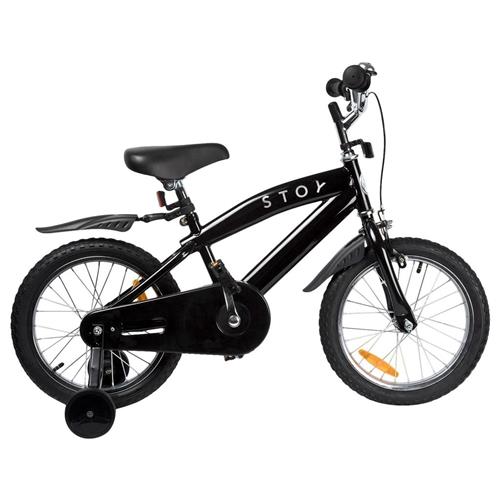 Stoy 16" Cruiser Cykel Sort 5-7 Y      Unisex