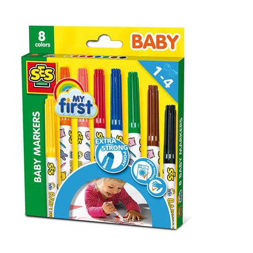 SES Creative Baby Filtspidsmarkører 1-4 Y      Unisex