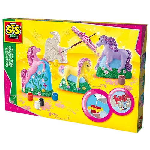 SES Creative Casting & Painting - Horses Håndværkssæt 6-10 Y      Unisex