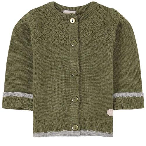 Lillelam Classic Cardigan Oliven 104cm    104 cm  Unisex