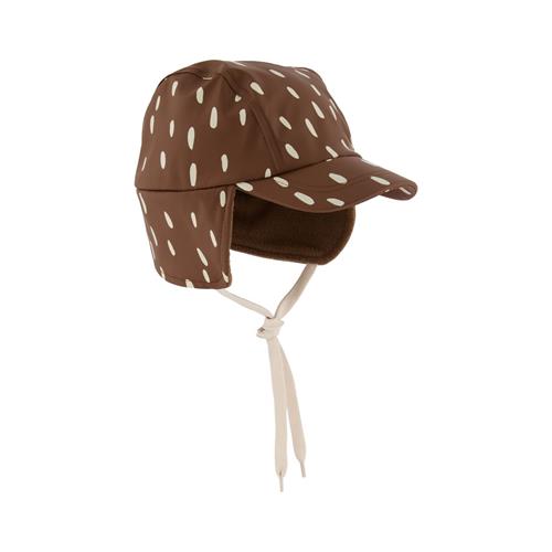 Kuling Reykjavik Genanvendt Prikket Regnkappe Brun 46/48 cm  Brun Prikker 46/48 cm  Unisex