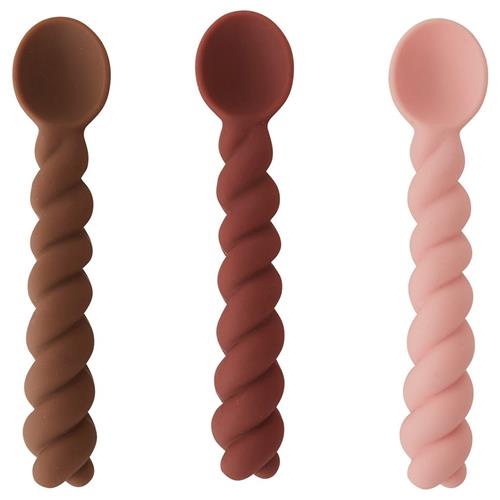 OYOY 3-pak Mellow Skeer Nutmeg/Rose/Choko One Size      Unisex