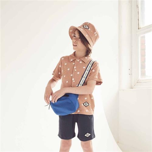 Wynken Dotted Bøllehat Caramel 4-6 Y  Brun  4-6 år  Unisex