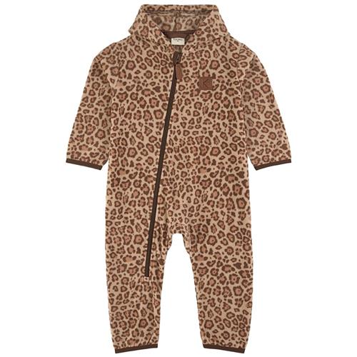 Kuling Northpole Fleece Onesie Walnut Leo 92 cm  Brun  92 cm  Unisex
