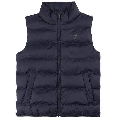 GANT Puffervest Navyblå 170 cm  Marineblå  170 cm  Unisex