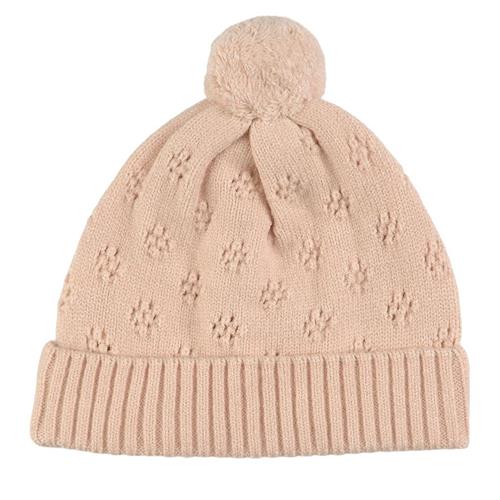 Buddy & Hope Strikket Hue Pearl Pink 48/50 cm  Lyserød Ensfarvet 48/50 cm  Unisex