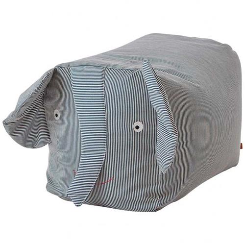 OYOY Erik Elephant Puf Blå One Size      Unisex