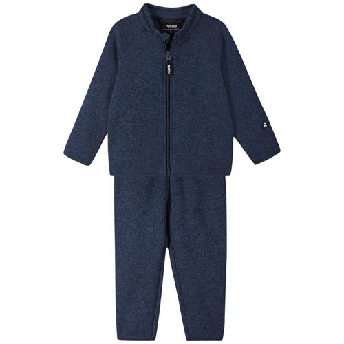 Reima Tahto Fleece Sæt Denim blå 86 cm  Blå  86 cm  Unisex