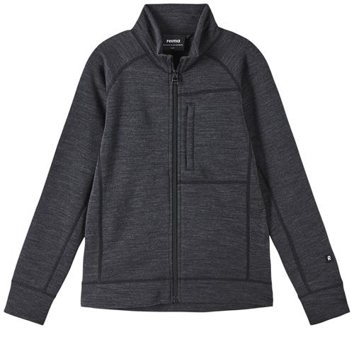 Reima Mahti Uldsweater Sort Melange 128 cm  Sort  128 cm  mand