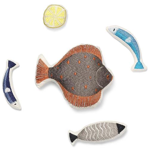 ferm LIVING GOTS Play Sæt Med Bløde Fisker Stroller      Unisex