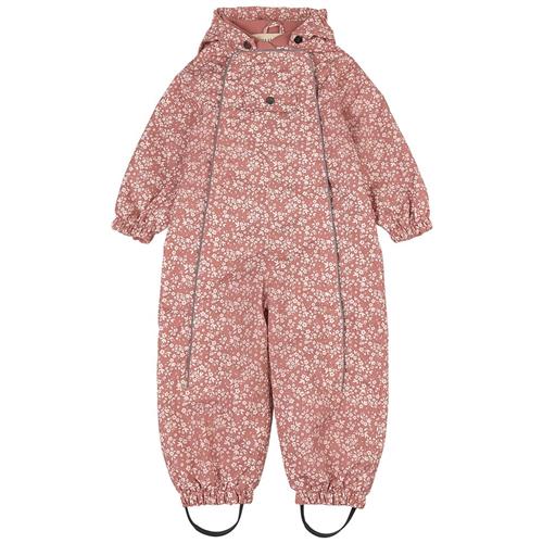 Kuling Milano Blomstret Skaloverall Desert Pink 98 cm  Lyserød  98 cm  kvinde