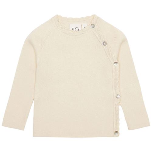 Flöss Kaya Strikket Trøje Soft White 74 cm  Creme  74 cm  Unisex