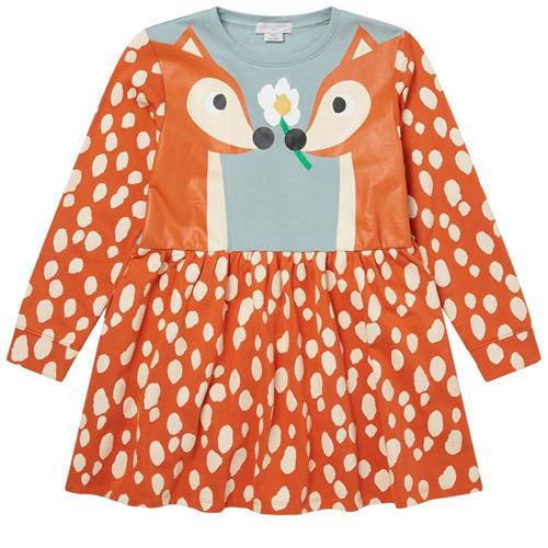 Stella McCartney Kids Mønstret Kjole Orange 12 Y  Orange.  12 år  kvinde