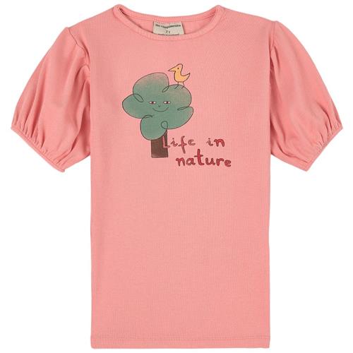 The Campamento GOTS Life in Nature Ribbet Kjole Med Tryk Lyserød 1-2 Y  Lyserød  1-2 år  kvinde