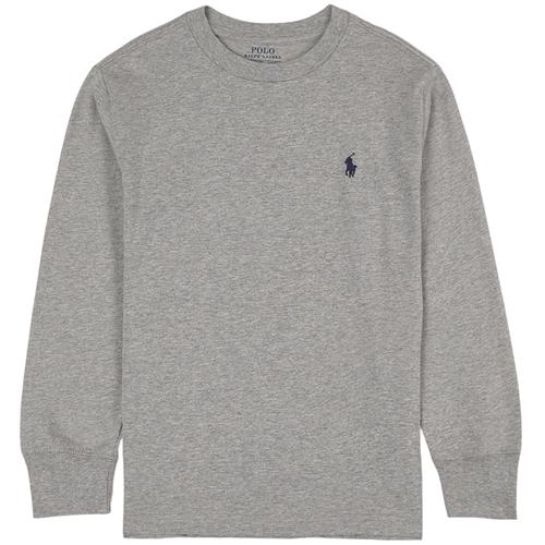 Ralph Lauren Mærket T-shirt Andover Heather 6-7 Y  Grå  6-7 år  mand