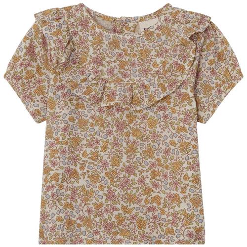 Buddy & Hope GOTS Greta Blomstret Bluse Wildflowers 86/92 cm  Creme  86/92 cm  kvinde
