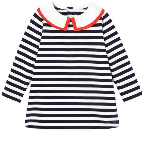 Jacadi Stribet T-shirt 6 Months  Marineblå  6 måneder  kvinde